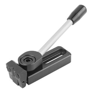 KIPP Niederzugspanner links A=78 25 x 24 Stahl