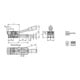 KIPP Niederzugspanner links A 78 25 x 25 Stahl