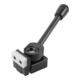 KIPP Niederzugspanner Rechts A=38,5 25 x 25 Stahl Form D