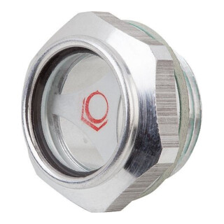 KIPP Ölschauglas M22x1,5 29,5mm Aluminium