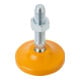 KIPP Pied articulé D80 M16x50 acier Forme A laqué jaune