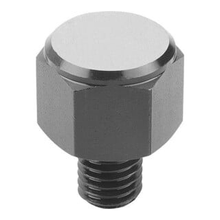 KIPP Pied de positionnement M10 Forme A acier automatique brunie trempé SW19
