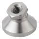 KIPP Plaque articulée D1=M06 D=20 H=15 Forme B Acier inoxydable