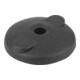 KIPP Plateau Forme C Thermoplastique noir Ø 100 mm