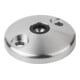 KIPP Plateau inox Forme C Ø 120