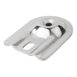 KIPP Plateau pour pieds réglables Forme D Acier inoxydable Ø 80