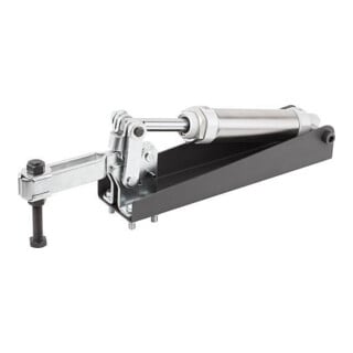 KIPP Pneumatikspanner Horizontal Form A Stahl Komp Stahl F1=3000