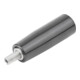 KIPP Poignée conique rotative Gr.3 M10 x 14 Duroplast noir poli brillant