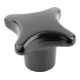 Kipp Poignée croisée Forme G 32 mm, trou de passage H11 9,0 mm Kipp