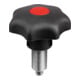 KIPP Poignée de blocage et de serrage Gr. 1 D2=32 M08x1 L=39