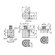 KIPP Presseur de centrage pneumatique D1=16 D=20 M03 acier inoxydable NBR