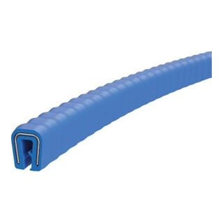 KIPP Profil de protection d'angle 50000×8×10 silicone bleu acier inoxydable