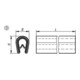 KIPP Profil de protection d’angle sans joint 2000 x 6 x 8 mm PVC noir