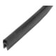 KIPP Profilé de protection d'angle étanche 2000 x 10 x 21 mm PVC noir EPDM