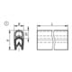 KIPP Profilé de protection d'angle étanche 2000 x 10 x 21 mm PVC noir EPDM