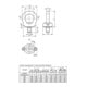 KIPP Ringschraube drehbar M12 x 18 Edelstahl 1.4462 blank