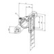 KIPP Rohrverbinder mit Flansch Form A Typ 30 Aluminium schwarz