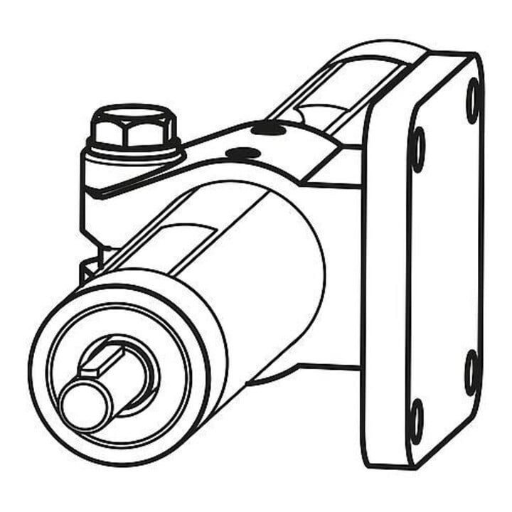 KIPP Rohrverbinder mit Flansch Form A Typ 30 Edelstahl 1.4308