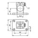 KIPP Rohrverbinder mit Flansch Form A Typ 30 Edelstahl 1.4308