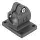KIPP Rohrverbinder mit Flansch Form B Typ 40 Aluminium schwarz