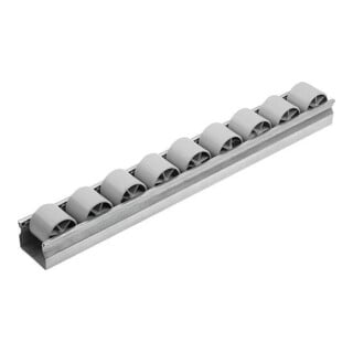 KIPP Rollenbahn Form A ohne Spurkranz 2000mm Stahl verzinkt grau Polypropylen