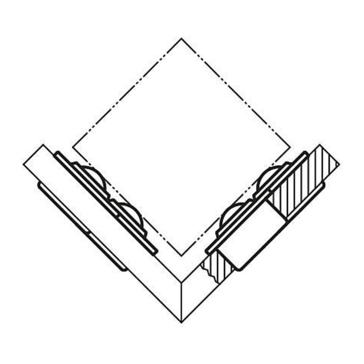 KIPP Roue à bille Boîtier Forme C Acier Inoxydable Compact Ø 30