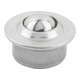 KIPP Roulette à billes boîtier forme D inox DK 22,2