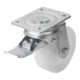 KIPP Roulette pivotante avec système de blocage STOP-TOP Polyamide Acier Ø 150 I 50