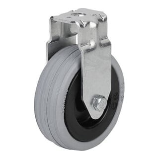 KIPP Roulette pivotante sans système de blocage Caoutchouc Acier 50 mm 18 mm