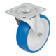 KIPP Roulette pivotante sans système de blocage Ø 100 mm thermoplastique pour zone hygiénique