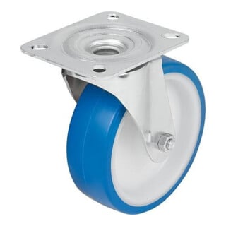 KIPP Roulette pivotante sans système de blocage Ø 160 mm I 45 mm Thermoplastique zone hygiène