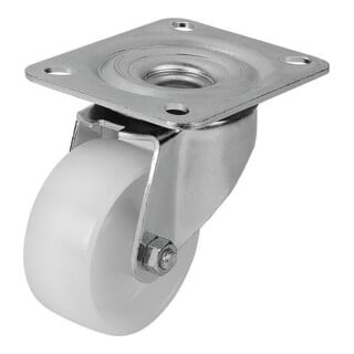 KIPP Roulette pivotante sans système de blocage Polyamide Acier Ø 75 I 32