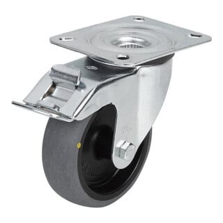 KIPP Roulette pivotante Stop-Fix thermoplastique électriquement conductrice