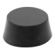 KIPP Rubberbuffer conisch binnendraad 30 mm 20 mm verzinkt staal