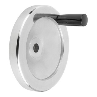 KIPP Scheibenhandrad D1=140 D2=15H7 Aluminium Duroplast Griff