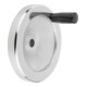 KIPP Scheibenhandrad D1=140 D2=15H7 Aluminium Duroplast Griff