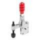 KIPP Schnellspanner Fuß senkrecht Mini F2=1000 verstellbar M05x4 Andruckspindel