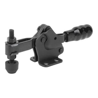 KIPP Schnellspanner Fuß waagrecht F2=1000 verstellbar Andruckspin