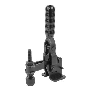 KIPP Schnellspanner Fuß waagrecht F2=1600 verstellbar Andruckspin
