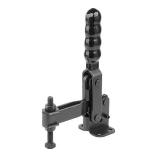 KIPP Schnellspanner Fuß waagrecht F2=2600 verstellbar Andruckspin