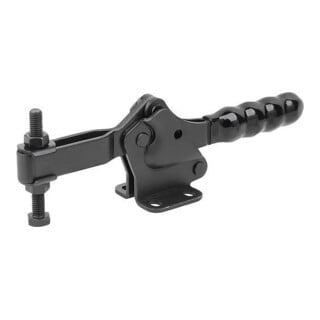 KIPP Schnellspanner Fuß waagrecht F2=3400 verstellbar Andruckspin