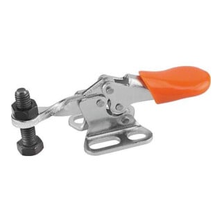 KIPP Schnellspanner Fuß waagrecht Mini F1=500 M05x20 Stahl verzinkt