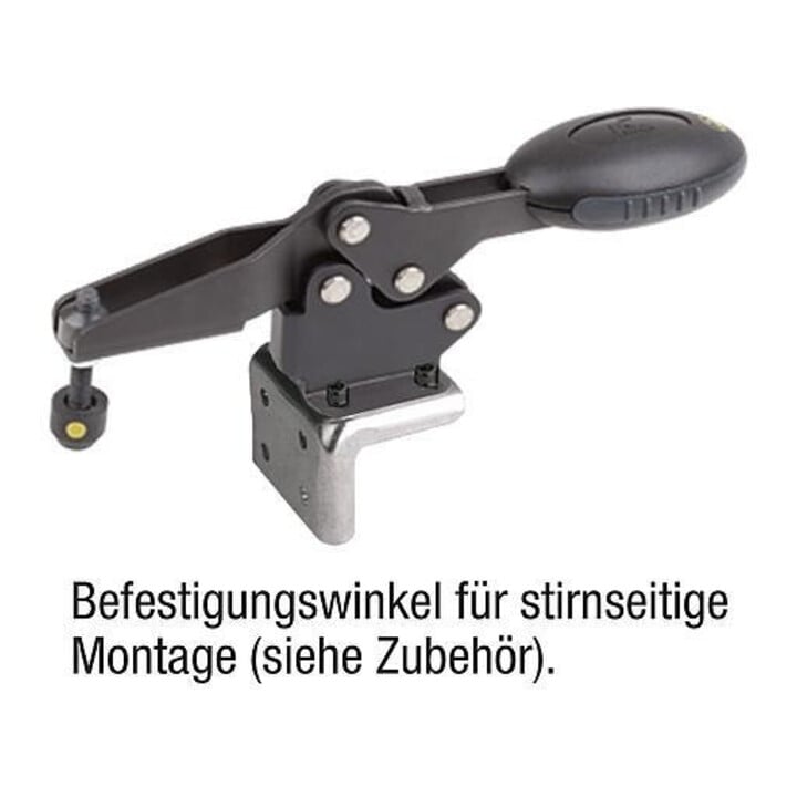 KIPP Schnellspanner Horizontal Antistatisch Fuß waagrecht F1=400 verstellbar