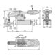 KIPP Schnellspanner Horizontal Edelstahl