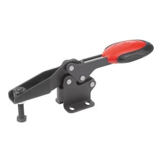 KIPP Schnellspanner Horizontal F1=1350 Sicherheitsverriegelung Fuß waagrecht ver.