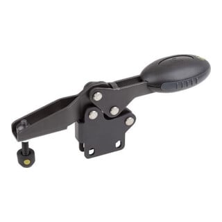 KIPP Schnellspanner horizontal F1=650 verstellbar antistatisch Fuß senkrecht