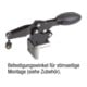 KIPP Schnellspanner Horizontal F1=650 verstellbar antistatisch Fuß waagrecht