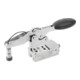 KIPP Schnellspanner horizontal mit Kraftsensor D=M06 F4=1200 Edelstahl