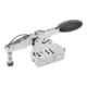 KIPP Schnellspanner Horizontal mit Kraftsensor D=M08 F4=1400 Edelstahl