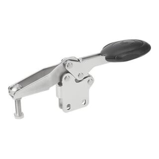 KIPP Schnellspanner horizontal mit Sicherheitsverriegelung F1=1350 vernickelt
